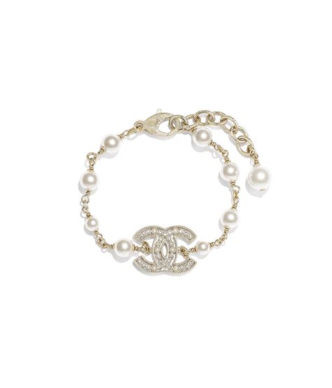 chanel pearl anklet|Chanel bracelets uk.